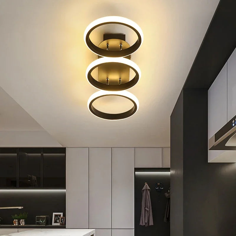 Led Ceiling Light Modern Round Square-Shaped