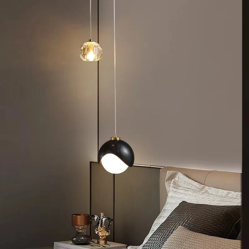 Modern Simple Crystal Pendant Light Luxury Hanging Lamp