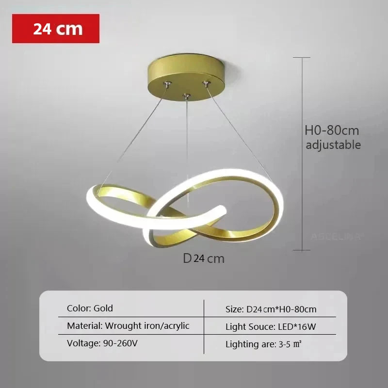 Nordic LED Ceiling Pendant Lamp Dining Room Lamp