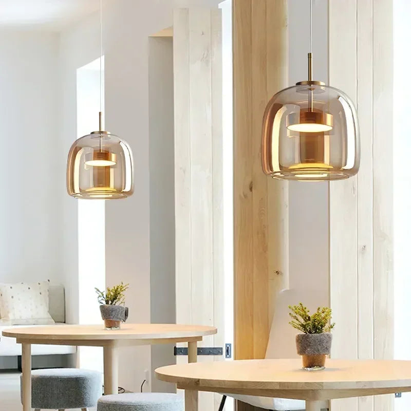 Modern Glass Pendant Light luxury Deco Nordic Led Hanging Light