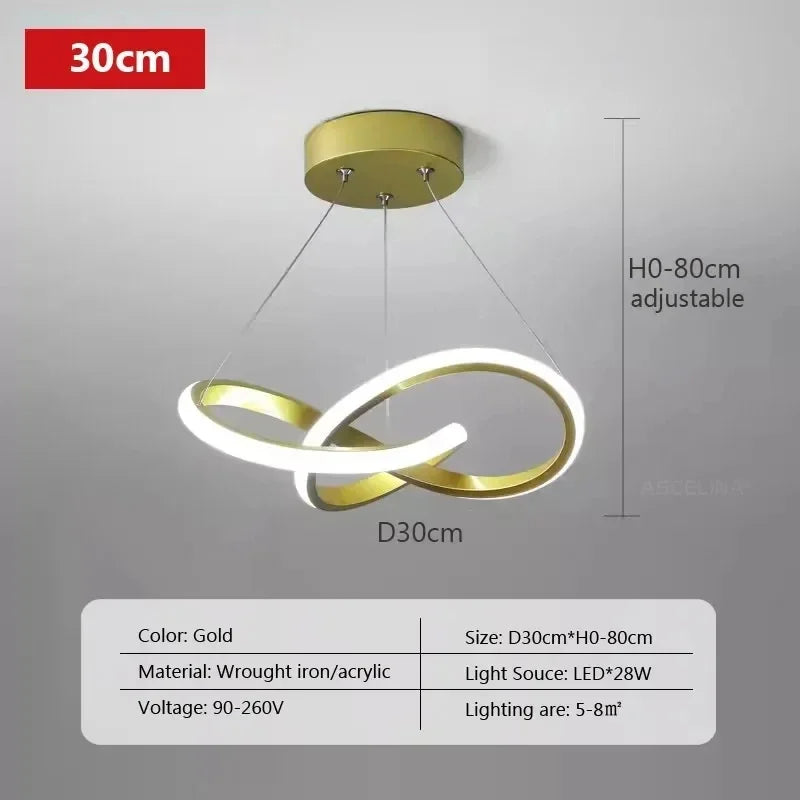 Nordic LED Ceiling Pendant Lamp Dining Room Lamp