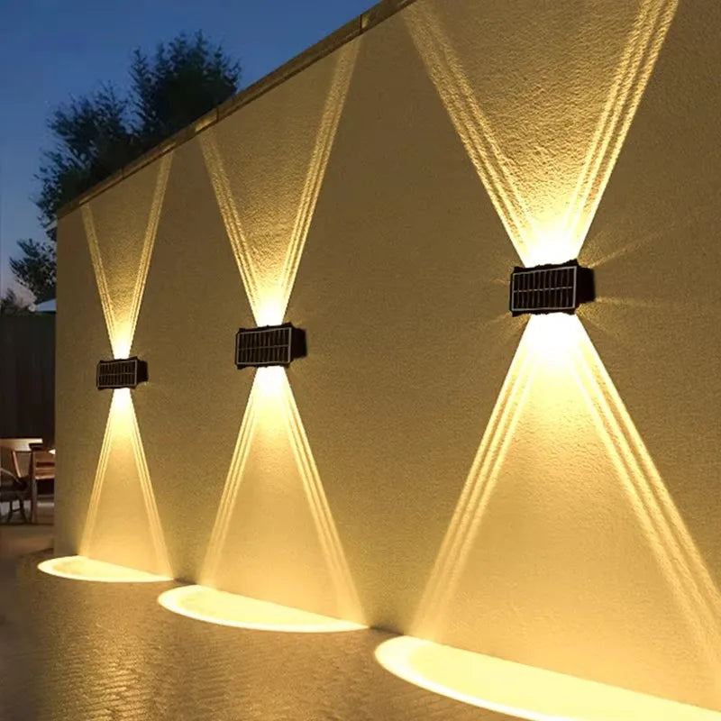 Solar Wall Lamp Outdoor Solar LED Light Waterproof Up And Down