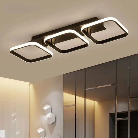 Led Ceiling Light Modern Round Square-Shaped