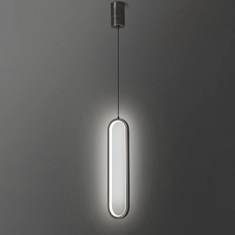 Long Line Light Gold Black Nordic Bedroom Suspensions Luminaire
