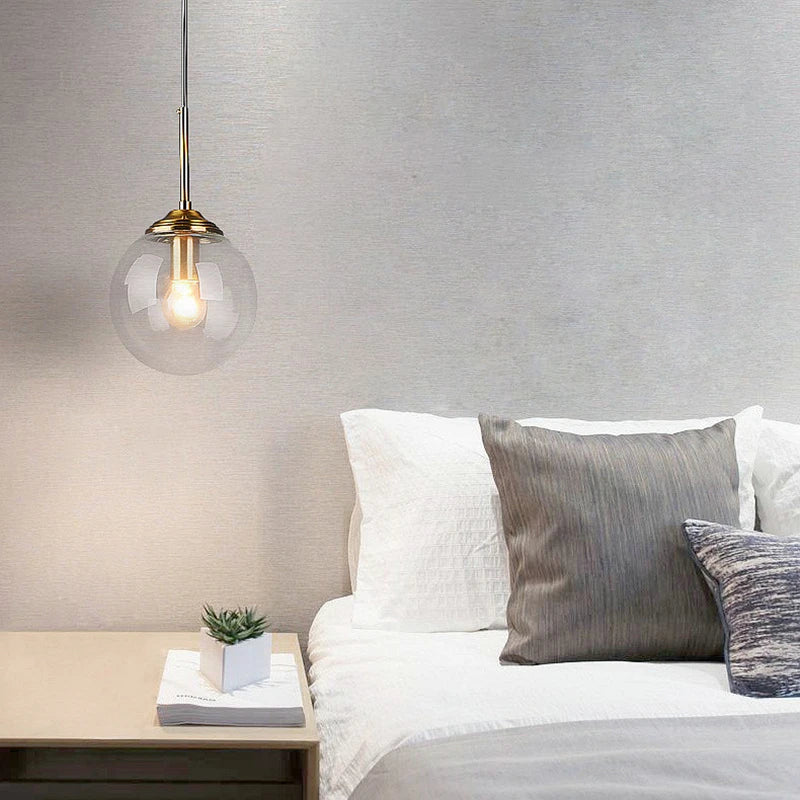 Modern Luxury Metal Chandelier Nordic Creative LED Glass