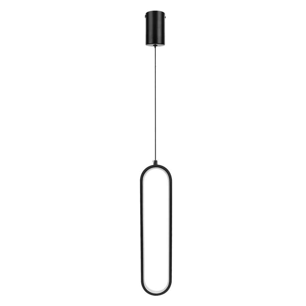 Long Line Light Gold Black Nordic Bedroom Suspensions Luminaire
