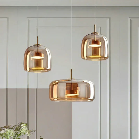 Modern Glass Pendant Light luxury Deco Nordic Led Hanging Light