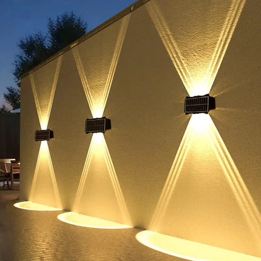 Solar Wall Lamp Outdoor Solar LED Light Waterproof Up And Down