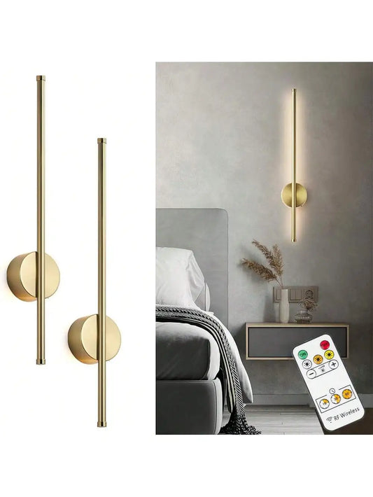 LED Rechargeable Wall Light Installation Free Wall Sconce