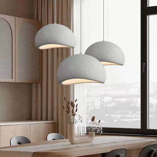 Nordic Wabi Sabi Ceiling Chandelier Modern E27 LED Dining Table